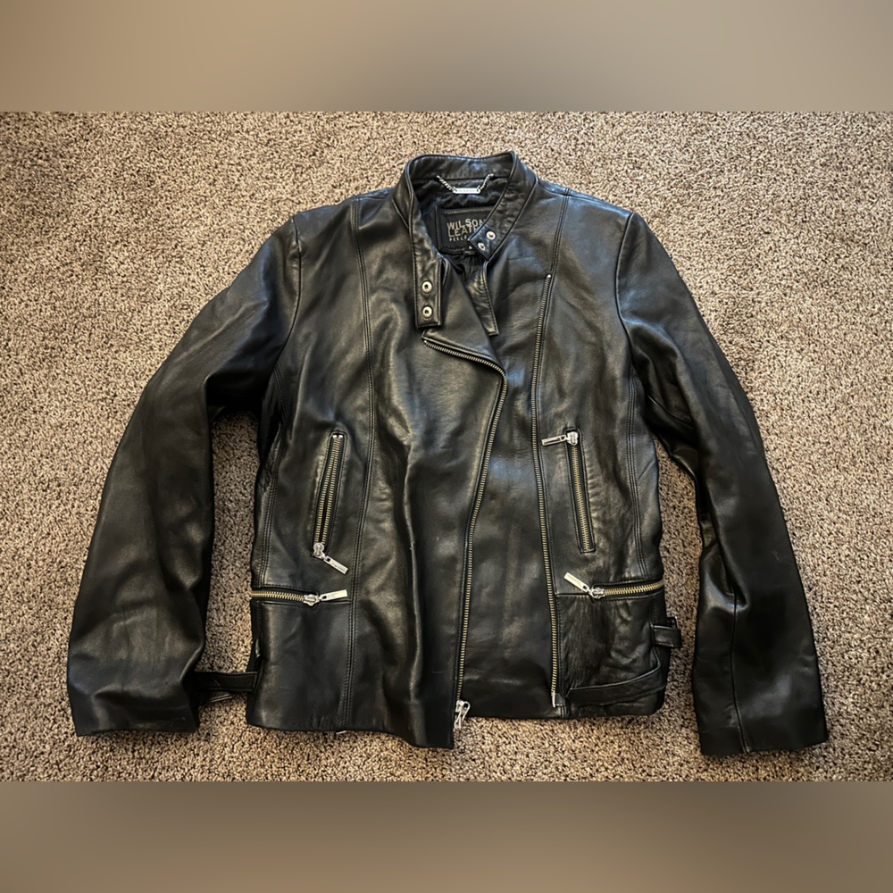 Wilsons Leather Classic Black Jacket